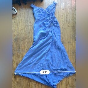 00’s PROM DRESS Elegant Blue Evening Dress